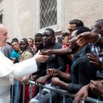 Papa Francesco al Centro Astalli